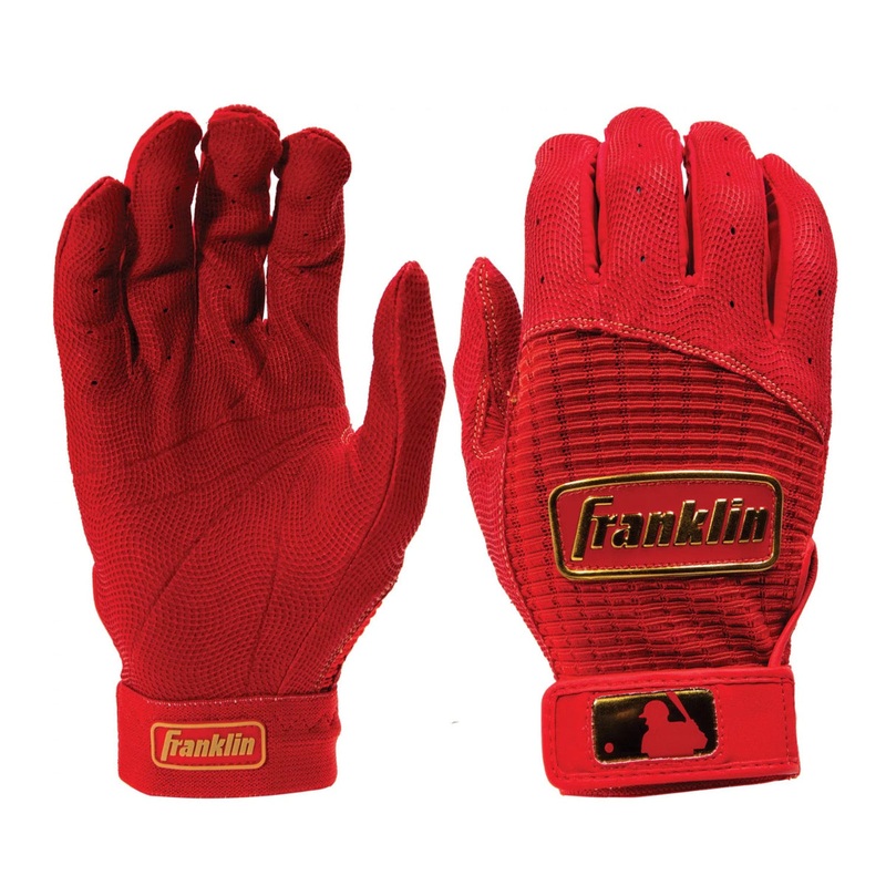 Franklin Pro Classic Batting Glove – Red/Gold