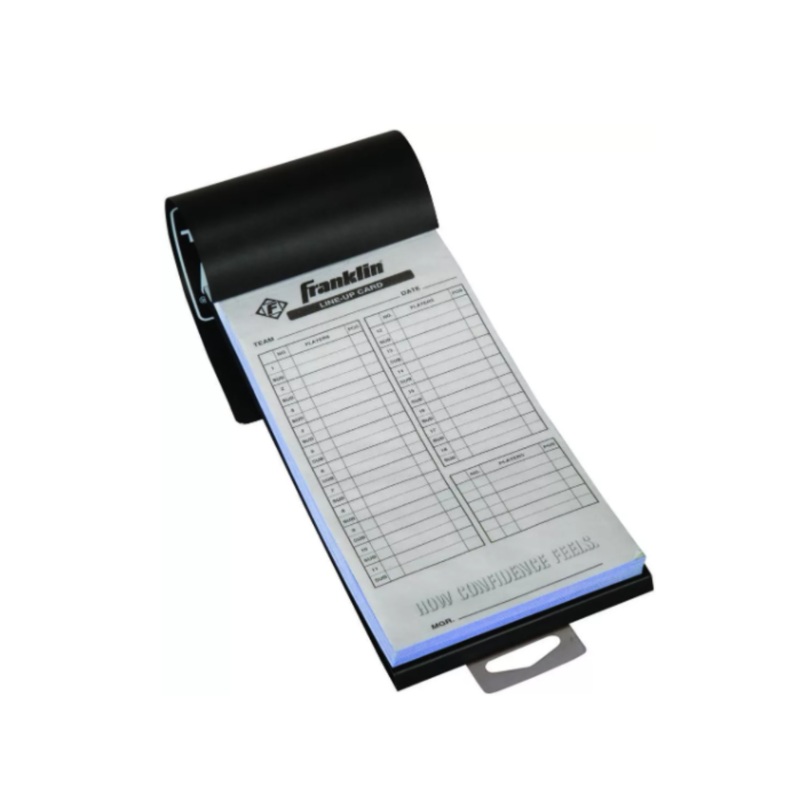 Franklin Sports MLB Baseball/Softball Line-Up Cards  25-Game Book with Holder