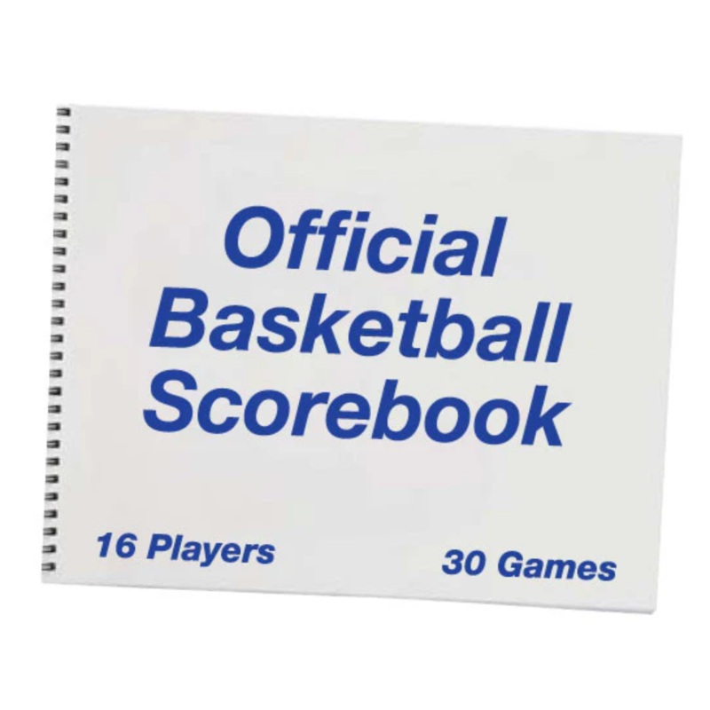 Official Basketball Scorebook  Record Stats for 16 Players Across 30 Games – (BS30)