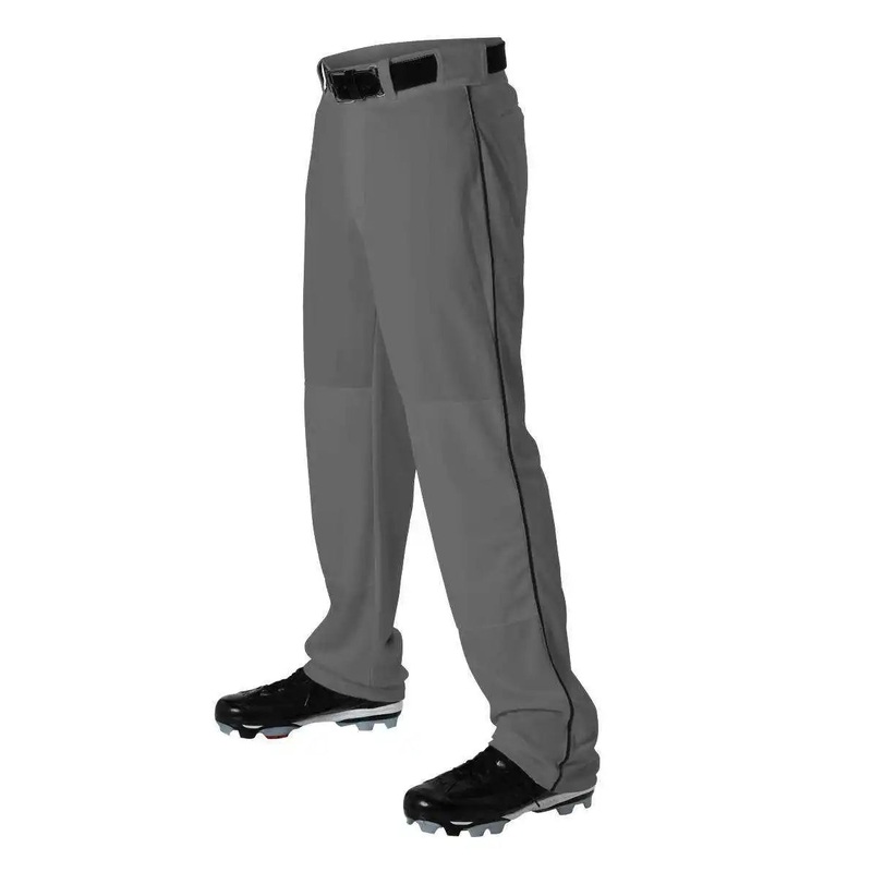 Alleson Athletic 605WLBY Youth Baseball Pant with Braid – Charcoal Black