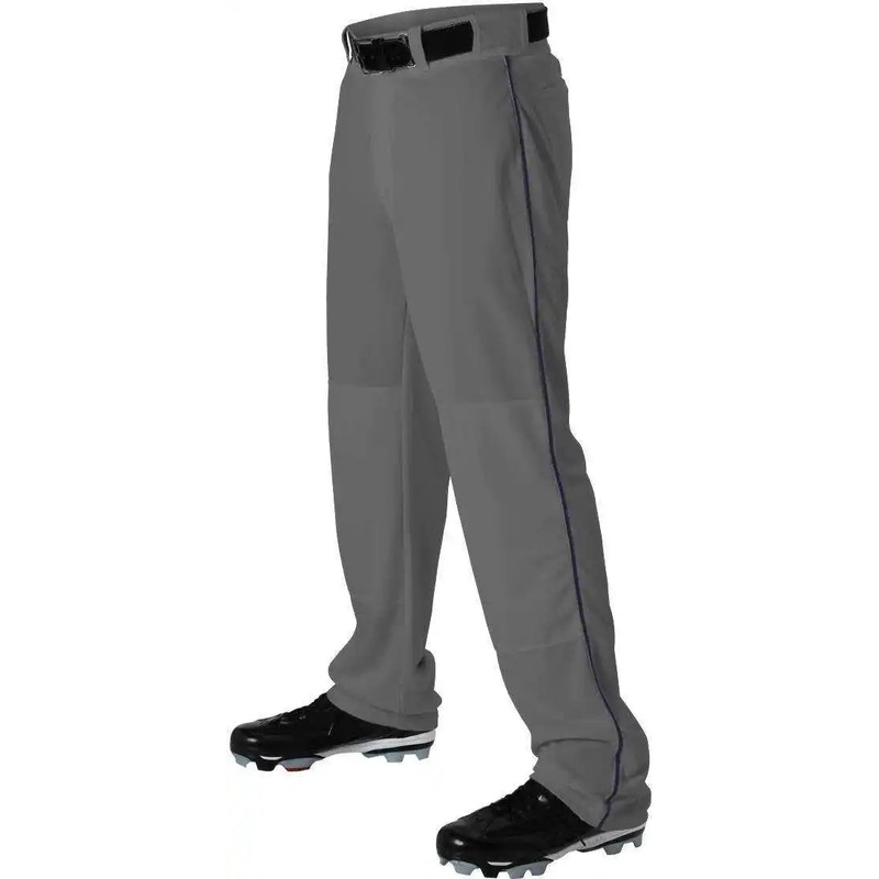 Alleson Athletic 605WLBY Youth Baseball Pant with Braid – Charcoal Navy