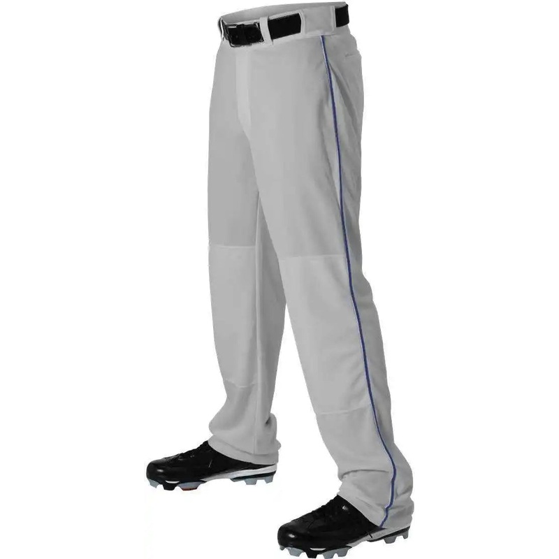 Alleson Athletic 605WLBY Youth Baseball Pant with Braid – Gray Royal