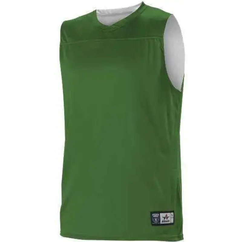 Alleson Athletic A105BA Adult NBA Blank Reversible Game Jersey – Kelly White