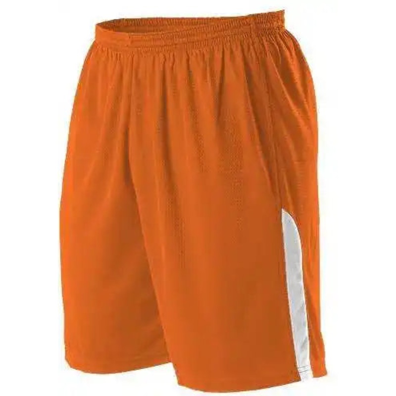 Alleson Athletic A205BA Adult NBA Blank Game Short – Orange White