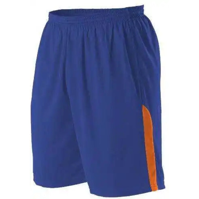 Alleson Athletic A205BA Adult NBA Blank Game Short – Royal Orange