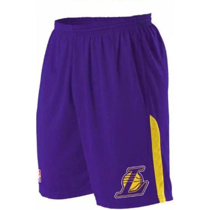 Alleson Athletic A205LA Adult NBA Logo Game Short – Los Angeles Lakers