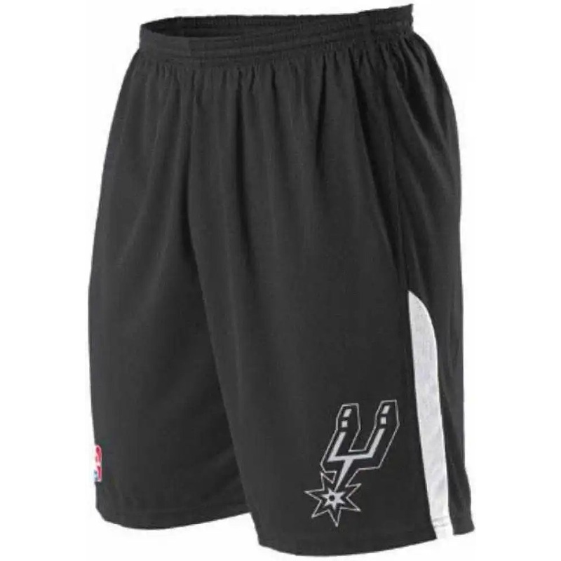 Alleson Athletic A205LA Adult NBA Logo Game Short – San Antonio Spurs