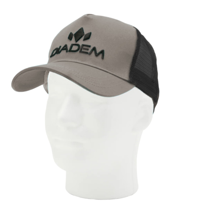 Diadem Snapback Trucker Hat|Black/Khaki