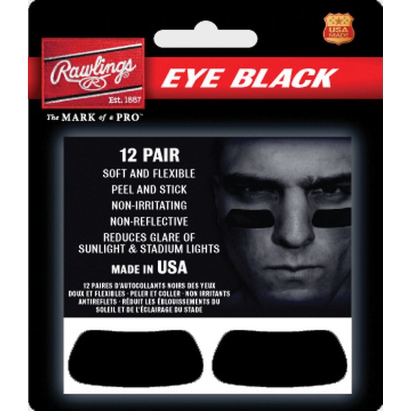 Rawlings Eye Black Stickers|Black|Black