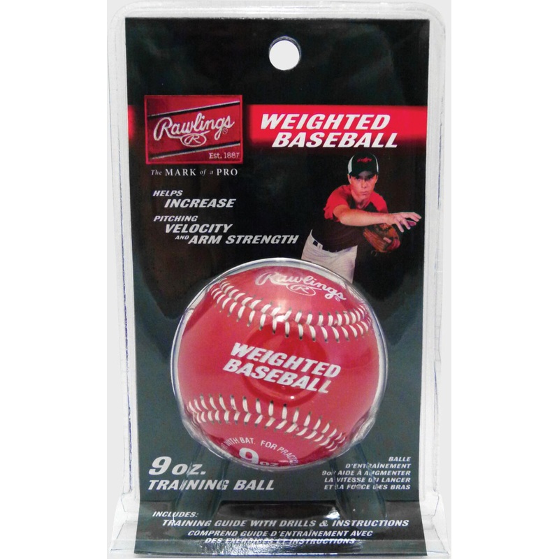 Rawlings Weighted Baseball Red