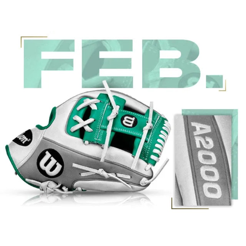 WILSON GOTM #57: WHITE AND TEAL CUSTOM A2000 1786 – FEB 2018