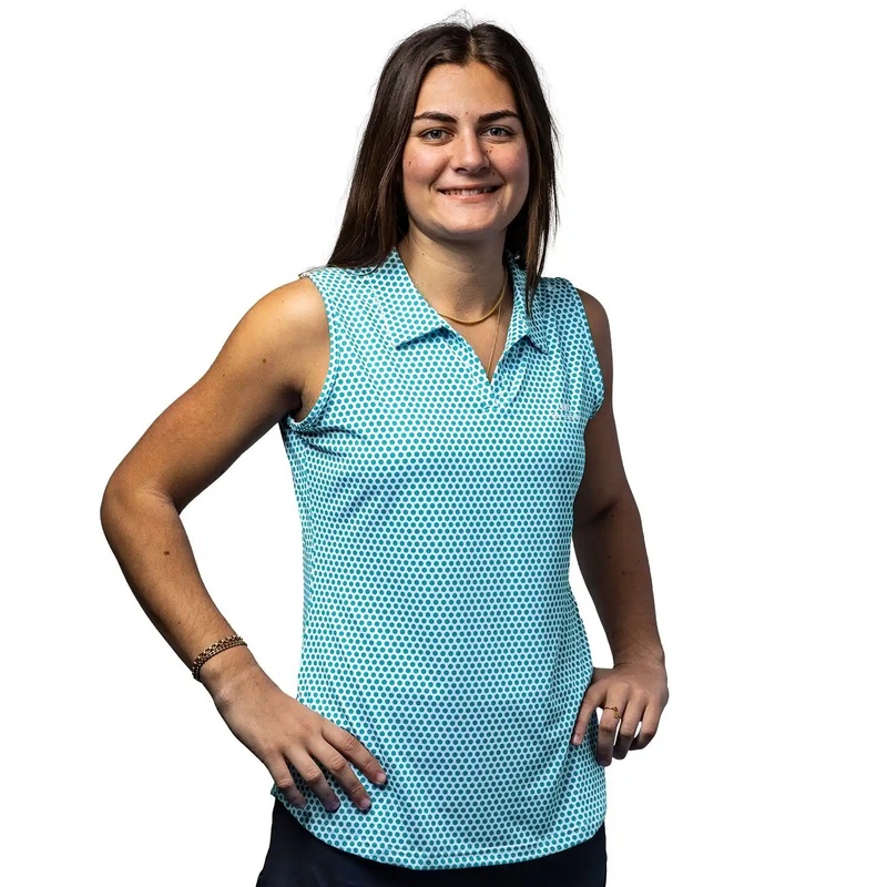 Women’s Scales Pickleball Sleeveless Polo