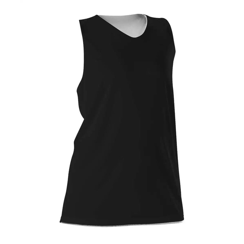 Alleson Athletic 506CRW Women’s Reversible Racerback Tank – Black White