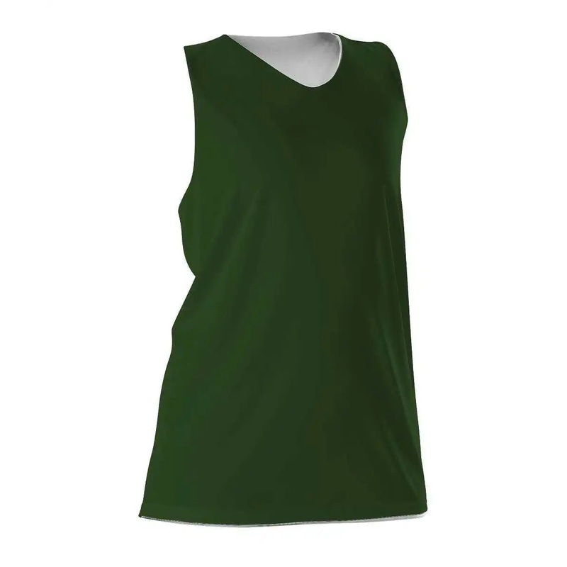 Alleson Athletic 506CRW Women’s Reversible Racerback Tank – Forest White