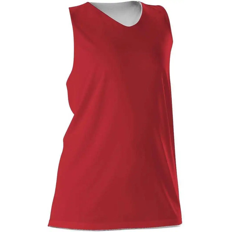 Alleson Athletic 506CRW Women’s Reversible Racerback Tank – Scarlet White