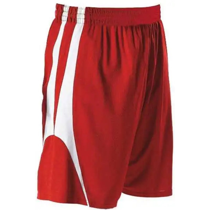 Alleson Athletic 54MMP Adult Reversible Basketball Short – Scarlet White