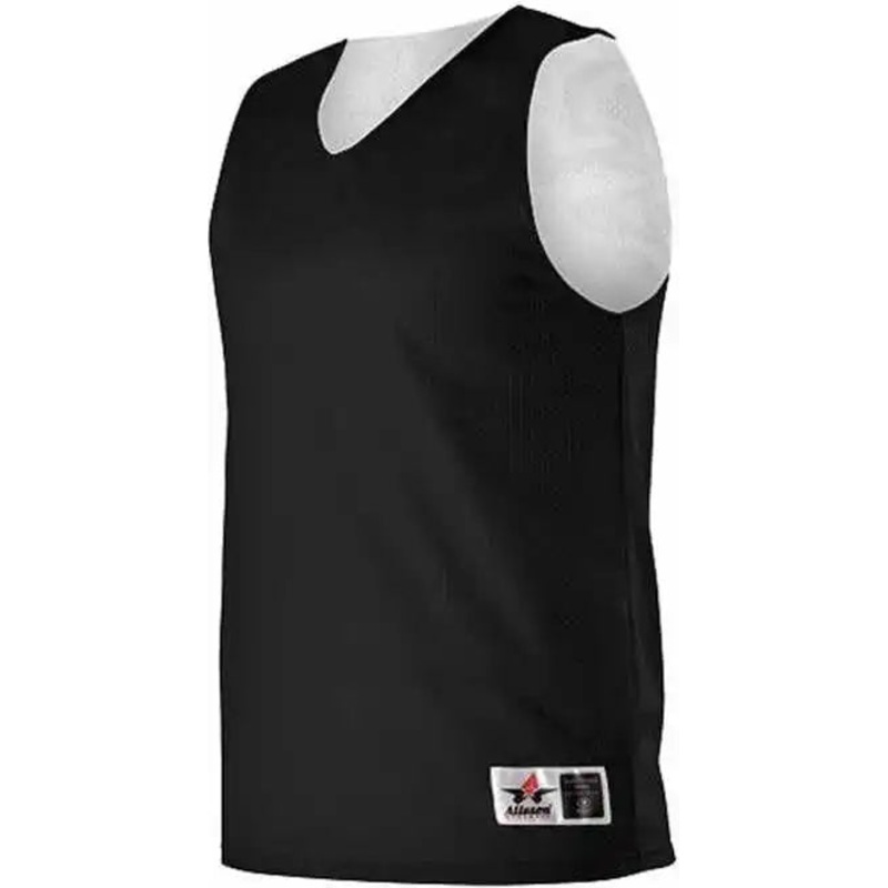 Alleson Athletic 560R Adult Reversible Mesh Tank – Black White