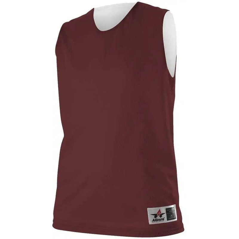 Alleson Athletic 560RW Women’s Reversible Mesh Tank – Maroon White