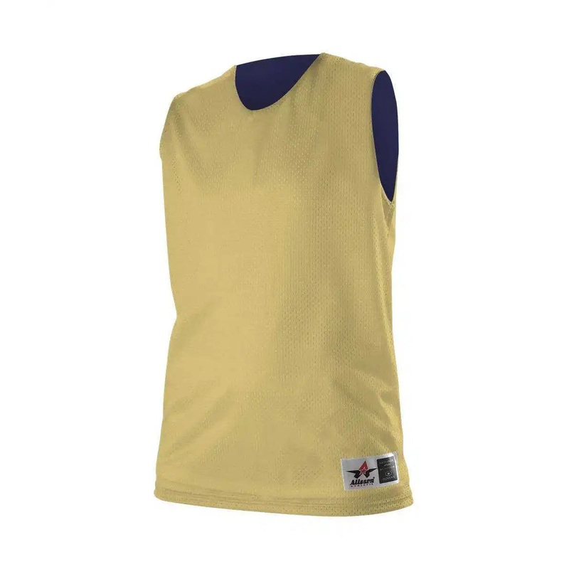 Alleson Athletic 560RW Women’s Reversible Mesh Tank – Vegas Gold Navy