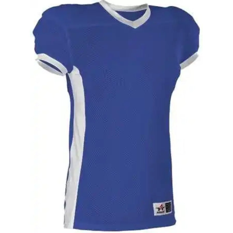 Alleson Athletic 750E Adult Football Jersey – Royal White