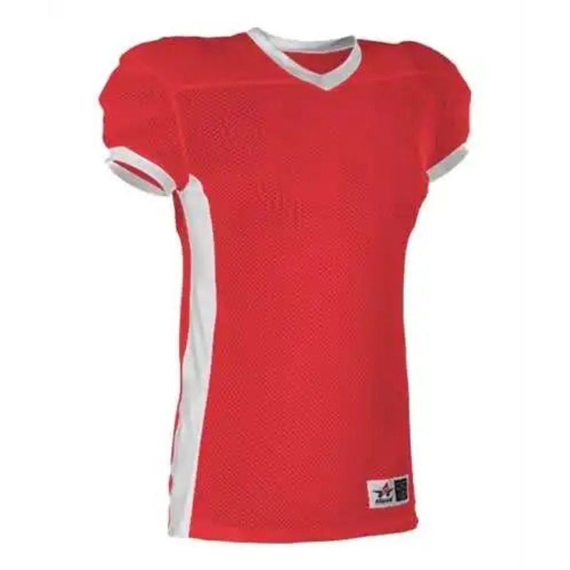 Alleson Athletic 750E Adult Football Jersey – Scarlet White