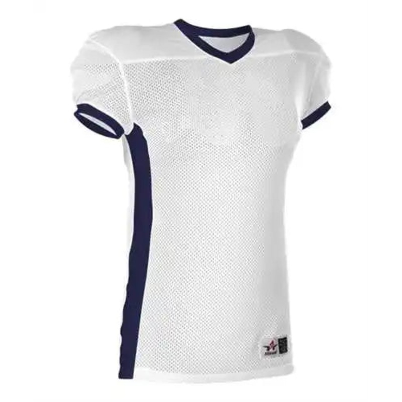 Alleson Athletic 750E Adult Football Jersey – White Navy