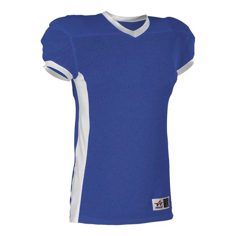 Alleson Athletic 750EY Youth Football Jersey – Royal White
