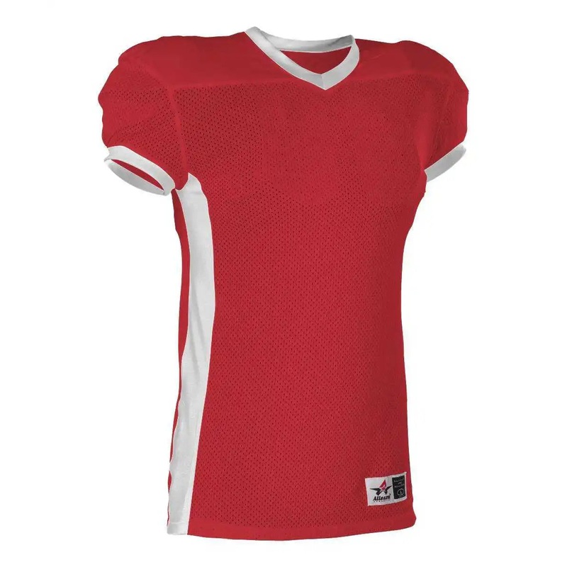 Alleson Athletic 750EY Youth Football Jersey – Scarlet White