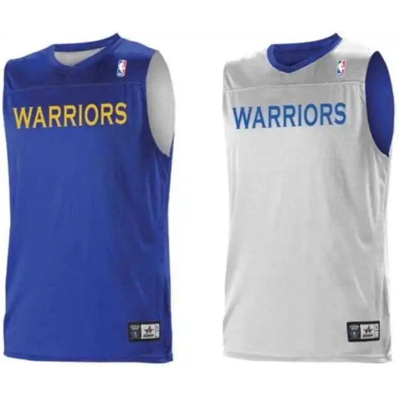 Alleson Athletic A105LA Adult NBA Logo Reversible Game Jersey – Golden State Warriors