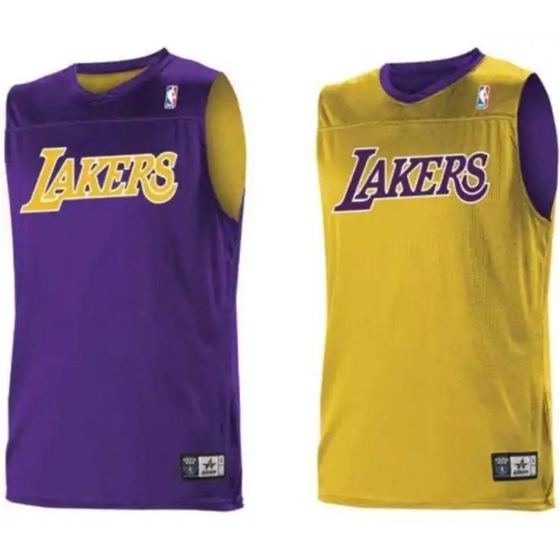 Alleson Athletic A105LA Adult NBA Logo Reversible Game Jersey – Los Angeles Lakers