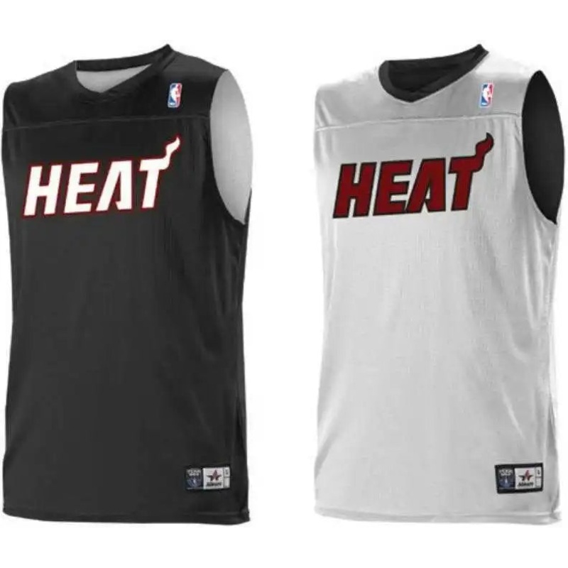Alleson Athletic A105LA Adult NBA Logo Reversible Game Jersey – Miami Heat