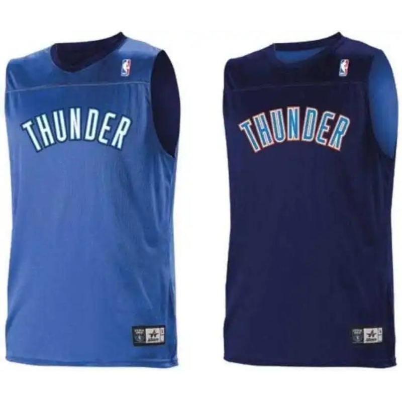 Alleson Athletic A105LA Adult NBA Logo Reversible Game Jersey – Oklahoma City Thunder