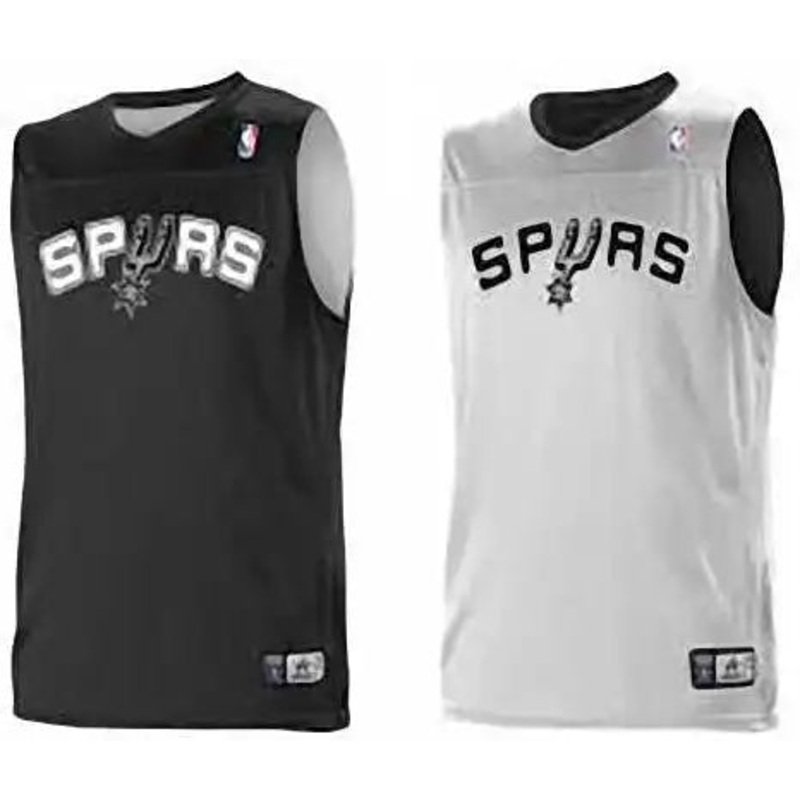 Alleson Athletic A105LA Adult NBA Logo Reversible Game Jersey – San Antonio Spurs