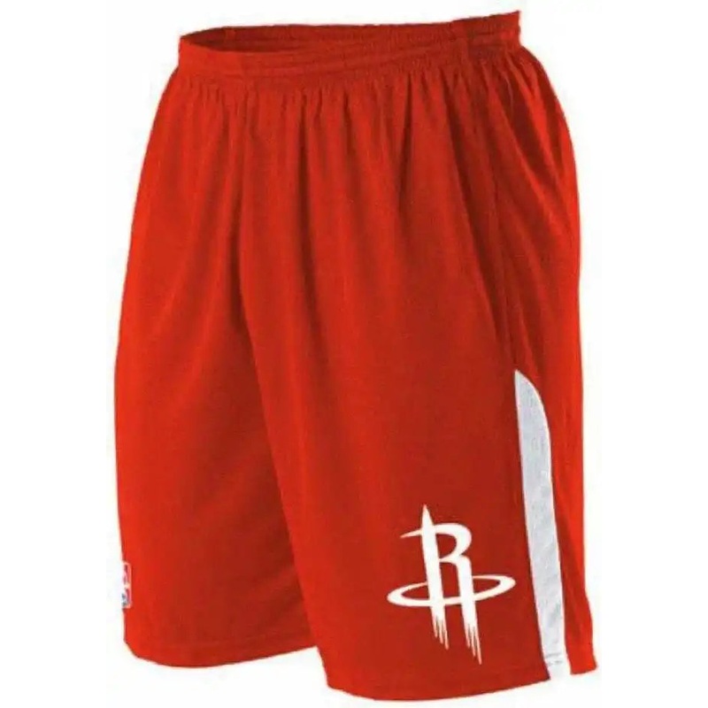 Alleson Athletic A205LA Adult NBA Logo Game Short – Houston Rockets
