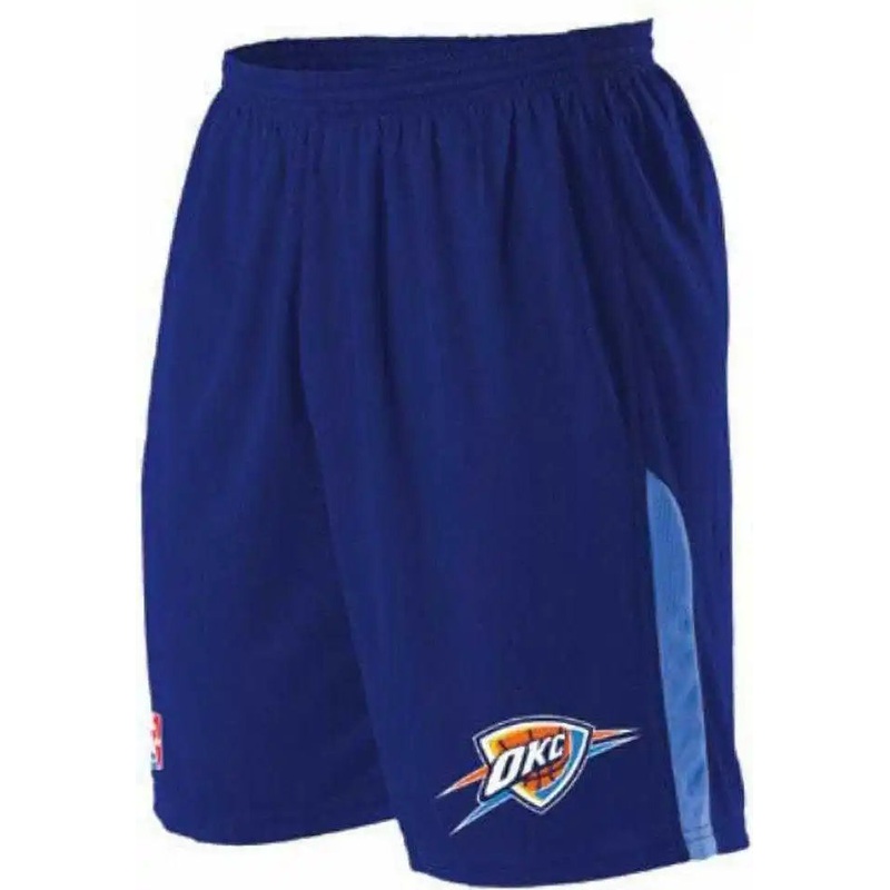 Alleson Athletic A205LA Adult NBA Logo Game Short – Oklahoma City Thunder