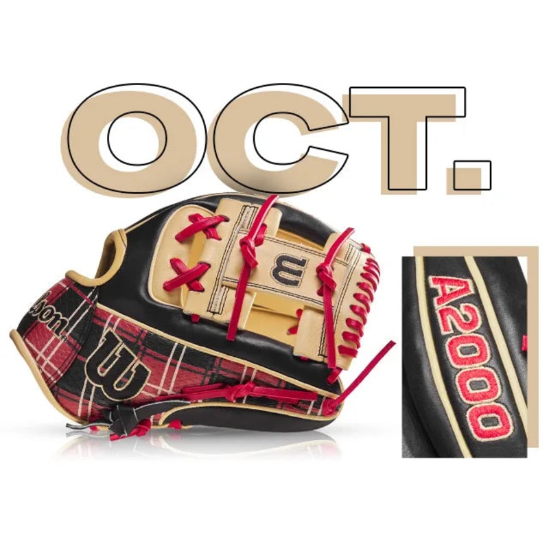 Wilson A2000 GOTM OCT 2023|11.5|Black-Cream