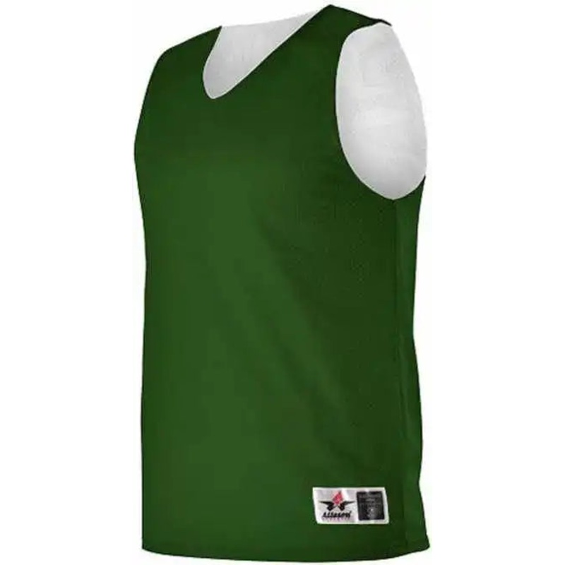 Alleson Athletic 506CRY Youth Reversible Tank – Forest White
