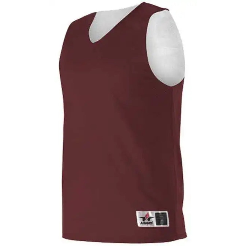 Alleson Athletic 506CRY Youth Reversible Tank – Maroon White