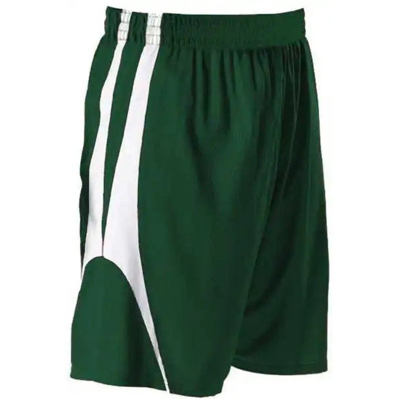 Alleson Athletic 54MMPY Youth Reversible Basketball Short – Forest White