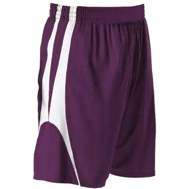 Alleson Athletic 54MMPY Youth Reversible Basketball Short – Purple White