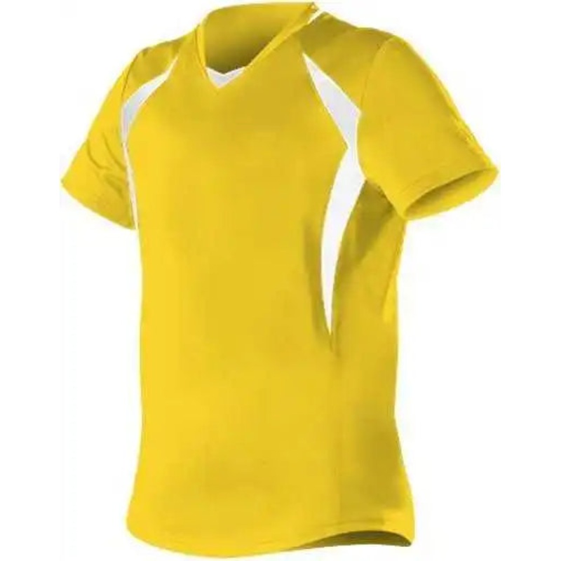 Alleson Athletic 552JW Women’s Short Sleeve Fastpitch Jersey – Gold White