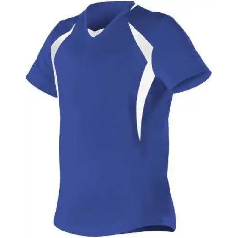 Alleson Athletic 552JW Women’s Short Sleeve Fastpitch Jersey – Royal White