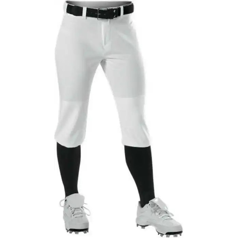 Alleson Athletic 605PKNW Women’s Fastpitch Knicker Pant – White