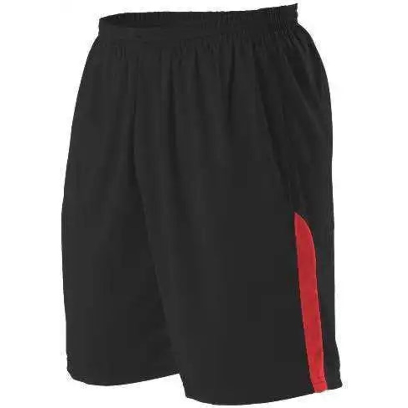Alleson Athletic A205BY Youth NBA Blank Game Short – Black Scarlet