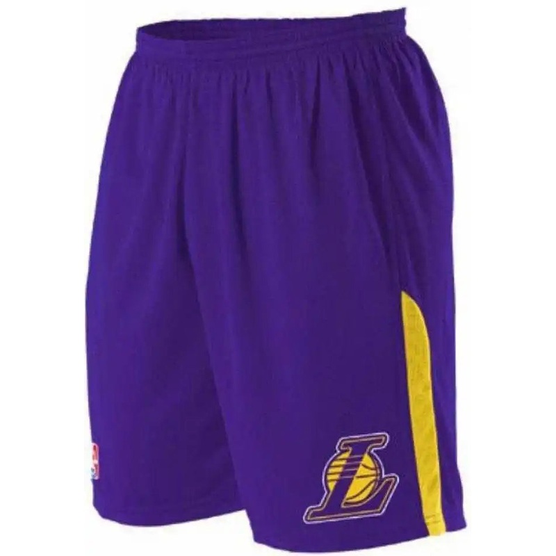 Alleson Athletic A205LY Youth NBA Logo Game Short – Los Angeles Lakers