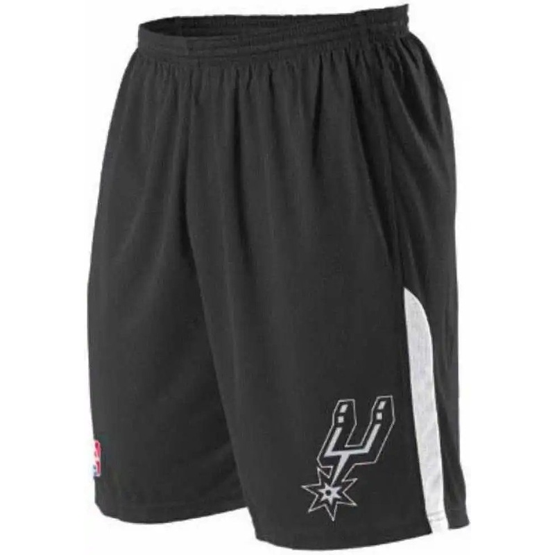 Alleson Athletic A205LY Youth NBA Logo Game Short – San Antonio Spurs