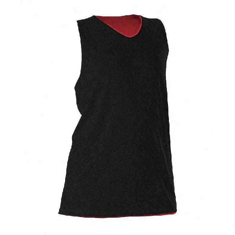 Alleson Athletic 506CRW Women’s Reversible Racerback Tank – Black Scarlet