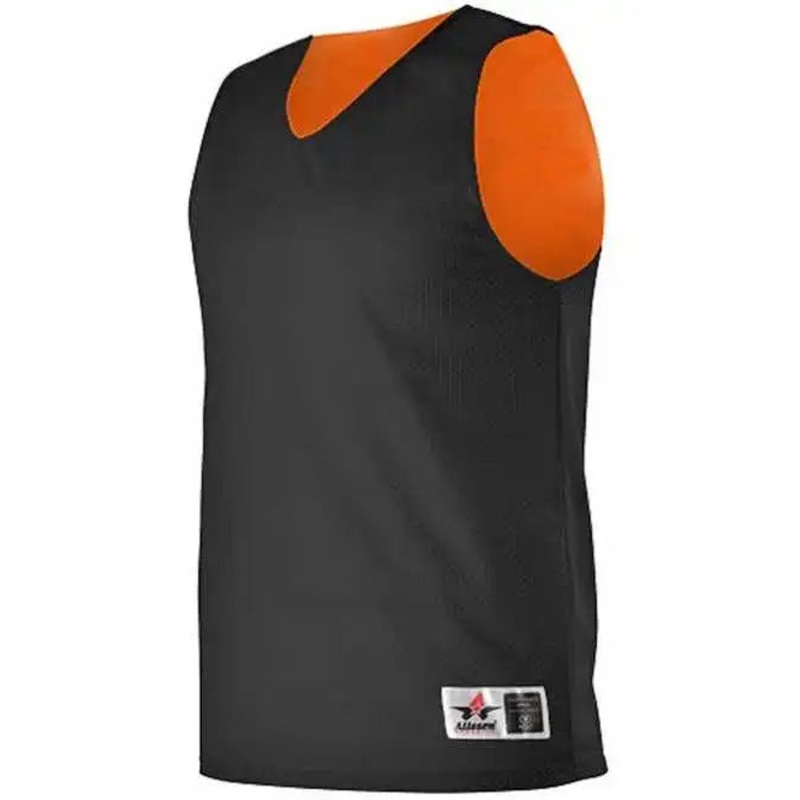 Alleson Athletic 506CRY Youth Reversible Tank – Black Orange