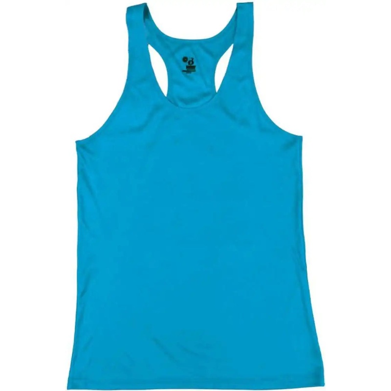 Badger Sport 2166 B-Core Girls Racerback Tank – Electric Blue