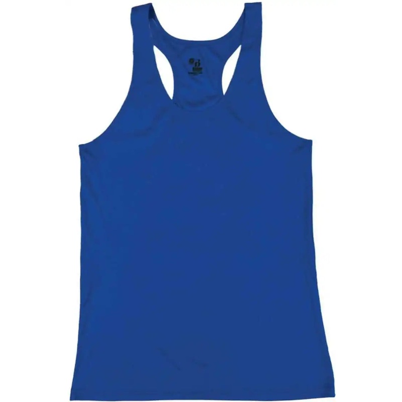 Badger Sport 2166 B-Core Girls Racerback Tank – Royal